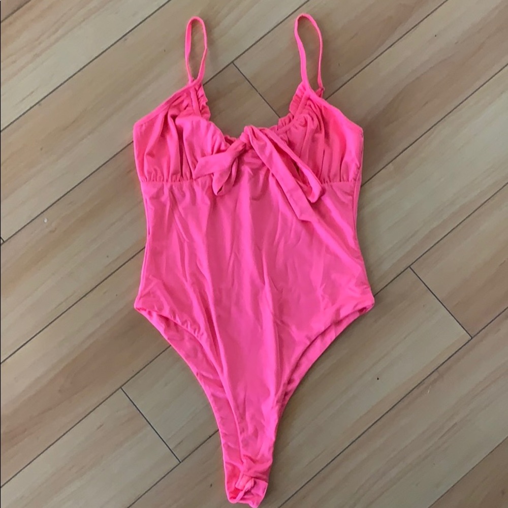 Neon Pink Bodysuit